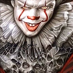 16x20 Canvas painting of Pennywise